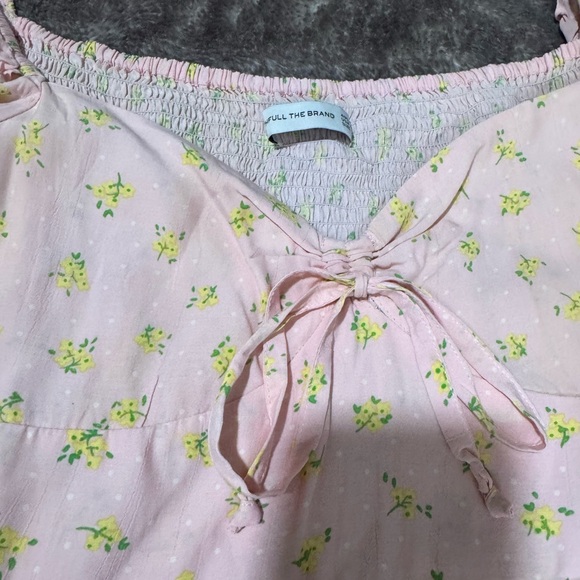 Faithfull the Brand Pink Yellow and green Floral dress - Picture 6 of 14